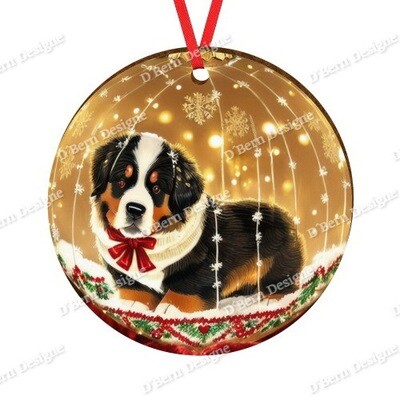 D´Bern Designe round wooden ornament Berner 22