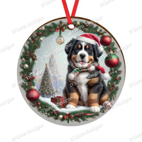D´Bern Designe round wooden ornament Berner 25
