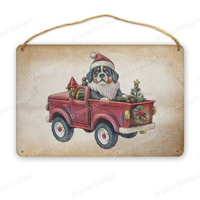 D´Bern Designe wooden winter A  sign /pine