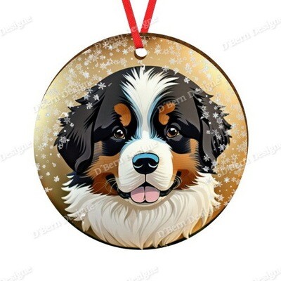 D´Bern Designe round wooden ornament Berner 26B