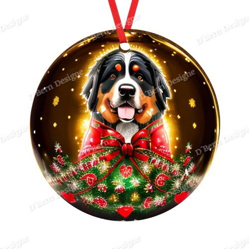 D´Bern Designe round wooden ornament Berner 26C
