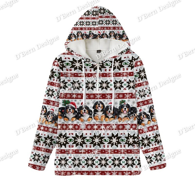 D´Bern Designe Winter  Half zip hoodie A unisex