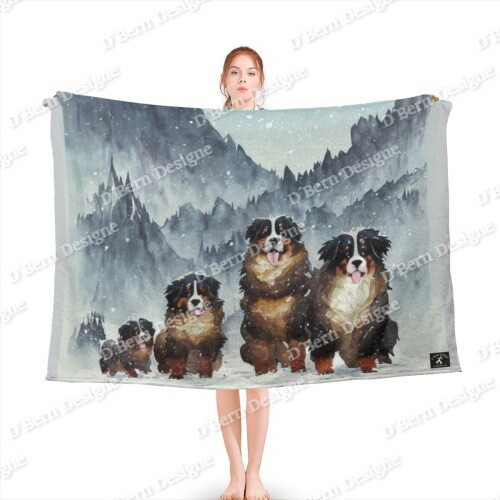 D´Bern Designe BernWinter sherpa blanket / in 4 sizes