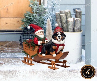 D˙Bern Designe IN and OUTside Winter  Berner22  metal sign in COLORS