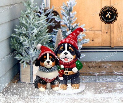 D˙Bern Designe IN and OUTside Winter  Berner2B  metal sign in COLORS