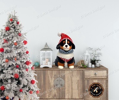 D˙Bern Designe IN and OUTside Winter  Berner2C  metal sign in COLORS
