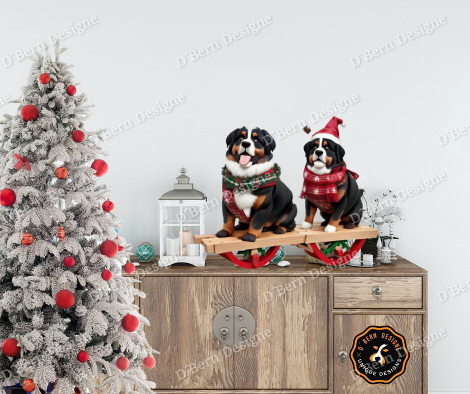 D˙Bern Designe IN and OUTside Winter  Berner2G  metal sign in COLORS