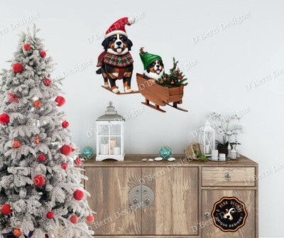 D˙Bern Designe IN and OUTside Winter  Berner2D  metal sign in COLORS