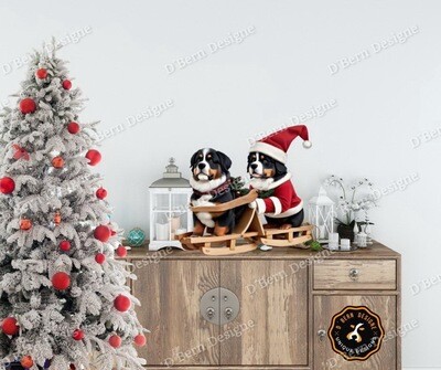 D˙Bern Designe IN and OUTside Winter  Berner 2I  metal sign in COLORS