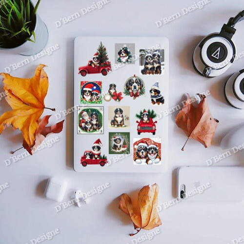 D´Bern Designe ready to transfer wrap peel &amp; stick waterproof stickers Holiday Berner MIX B