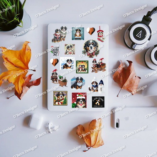 D´Bern Designe ready to transfer wrap peel &amp; stick waterproof stickers Holiday Berner MIX C