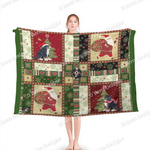 D´Bern Designe Bern Xmas sherpa blanket / in 4 sizes