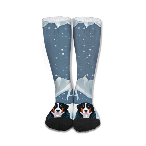 ​D´Bern Designe Bernese holidays socks unisex 50cm /D