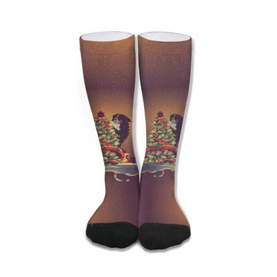 ​D´Bern Designe Bernese holidays socks unisex 50cm /G