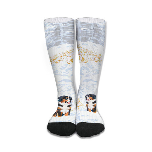 ​D´Bern Designe Bernese holidays socks unisex 50cm /H