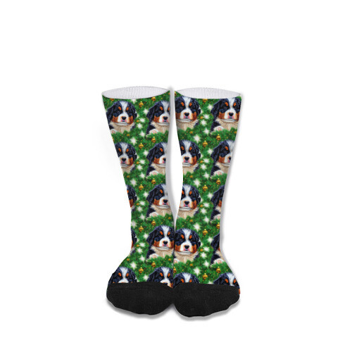 ​D´Bern Designe Bernese holidays socks unisex 40cm /L