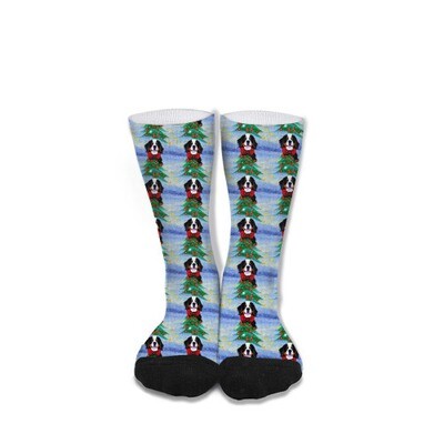 ​D´Bern Designe Bernese holidays socks unisex 40cm /P