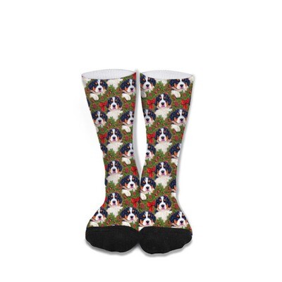 ​D´Bern Designe Bernese holidays socks unisex 40cm /V