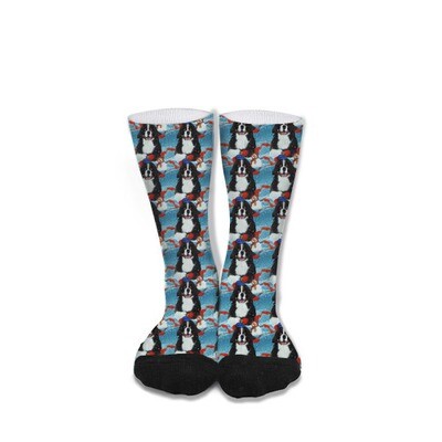 ​D´Bern Designe Bernese holidays socks unisex 40cm /U