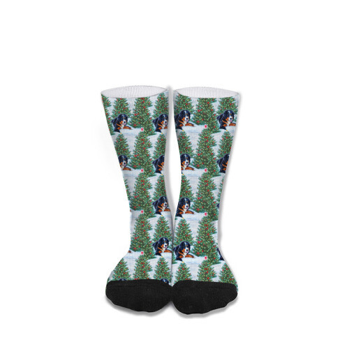 ​D´Bern Designe Bernese holidays socks unisex 40cm /Z