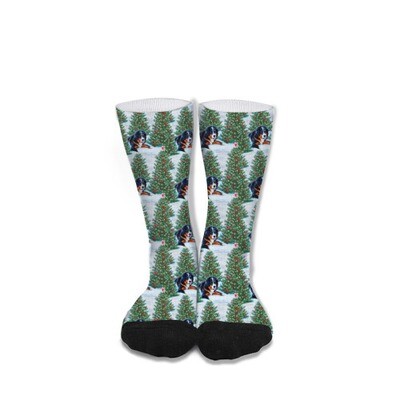 ​D´Bern Designe Bernese holidays socks unisex 40cm /Z