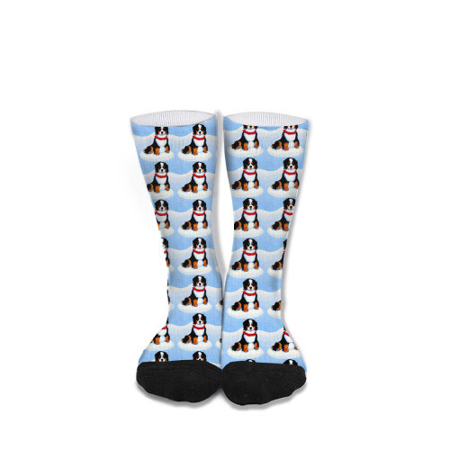 ​D´Bern Designe Bernese holidays socks unisex 40cm /X