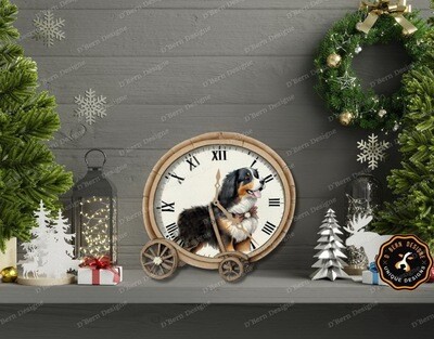 D˙Bern Designe Berner  wall clock A background wooden in 13 sizes