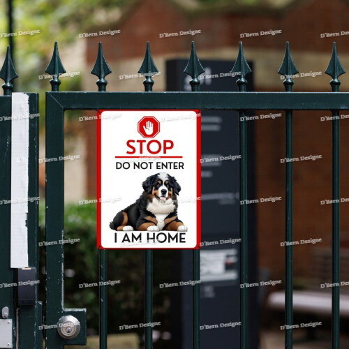 D´Bern Designe Metal Bernese STOP sign/ high quality aluminium