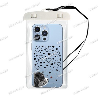 D´Bern Designe Bernese waterproof Phone Pouch Case B2-clear | in 5 colors
