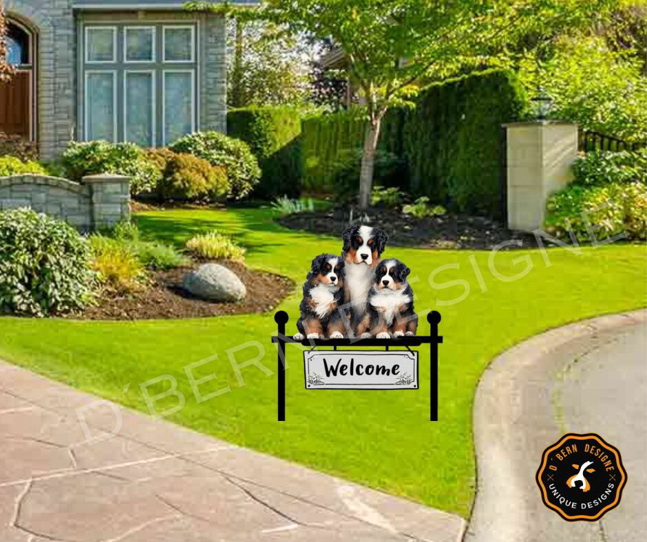 D˙Bern Designe IN and OUTside  Berner B12 metal sign in COLORS