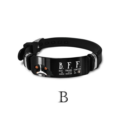 D´Bern Designe Bernese BFF silicone  bracelet PACK OF 2 by YOUR CHOICE OR CUSTOM
