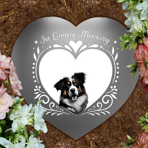 D´Bern Designe Berner memorial Headstone / heart or square