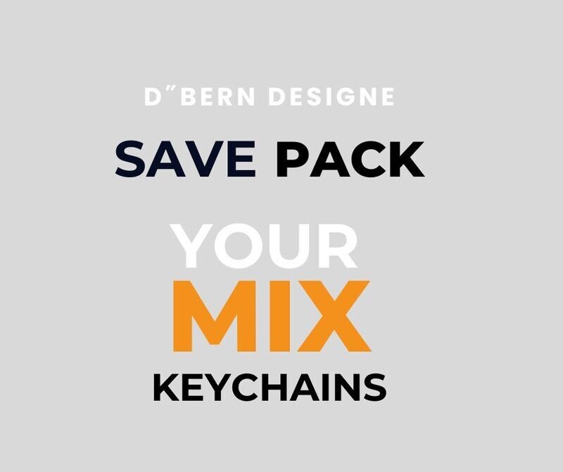 D´Bern Designe SAVE PACK MIX  Key chain