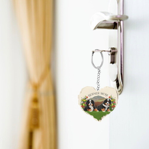 D´Bern Designe Bernese D Key chain