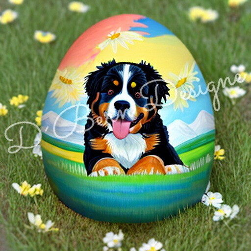 D˙Bern Designe Berner Easter egg wooden B
