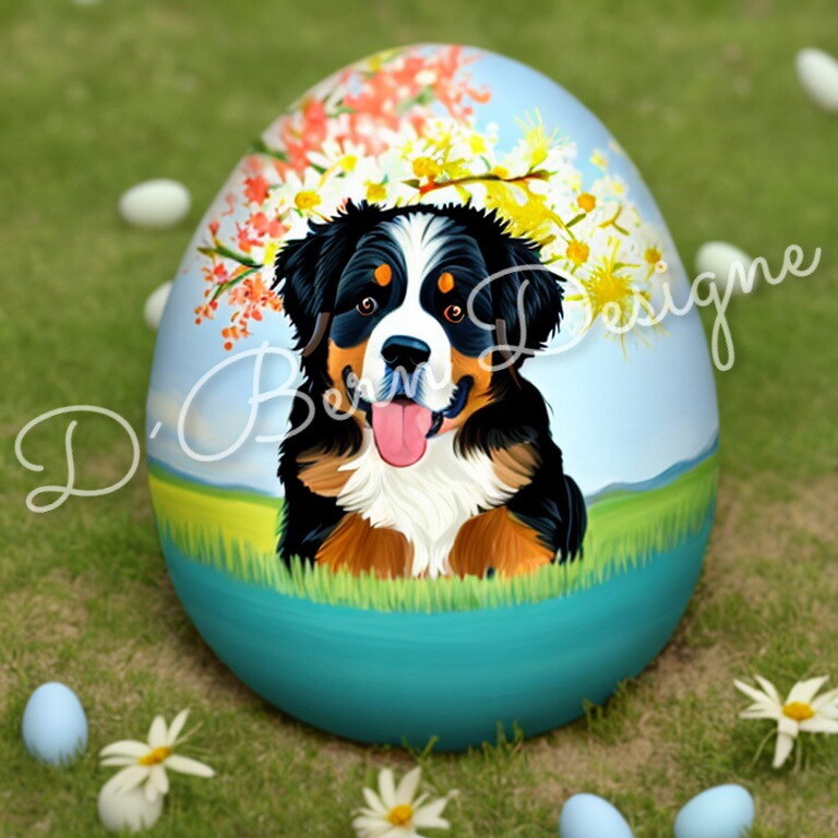 D˙Bern Designe Berner Easter egg wooden C1