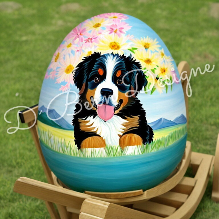 D˙Bern Designe Berner Easter egg wooden C