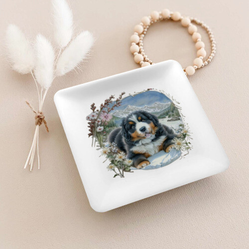 D´Bern Designe ceramic mini plate square Berner