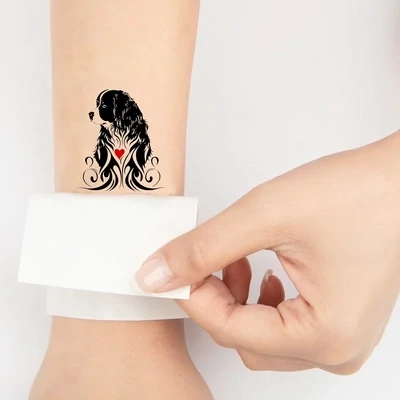 D´Bern Designe Berner temporary Tattoo sticker A / 6 stickers included