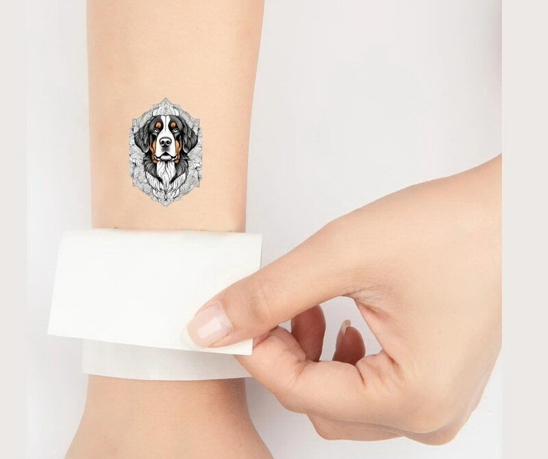 D´Bern Designe Berner temporary Tattoo sticker K/ 6 stickers included