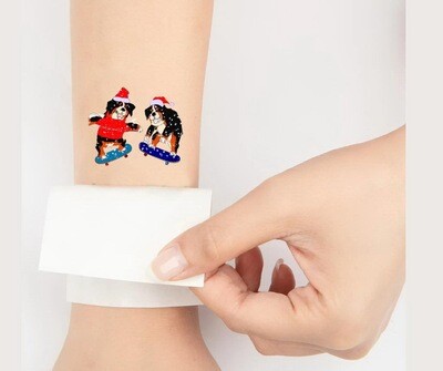 D´Bern Designe Berner temporary Tattoo sticker P1 / 6 stickers included