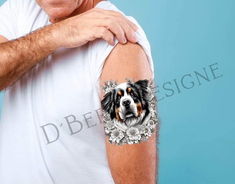 D´Bern Designe Berner temporary Tattoo sticker