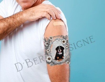 D´Bern Designe Berner temporary Tattoo sticker B1