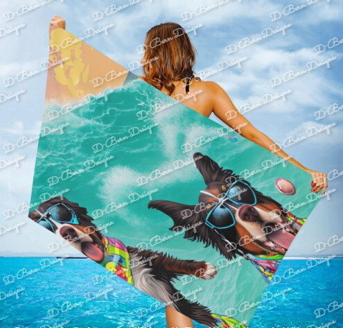 D´Bern Designe Feelin´Berner summer B  premium microfiber beach towel / 2 sizes