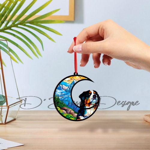D´Bern Designe Bernese ornament in 3 sizes