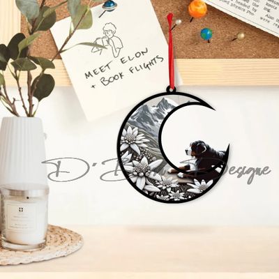 D´Bern Designe Bernese ornament E in 3 sizes