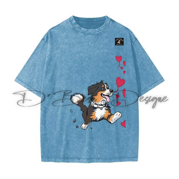 ​D´Bern Designe Vintage washed heavyweighted 100 % cotton waxed dryed T shirt / in 8 colors