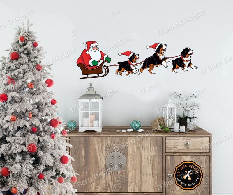 D´Bern Designe Santa Bernese wooden sign / in 4 sizes