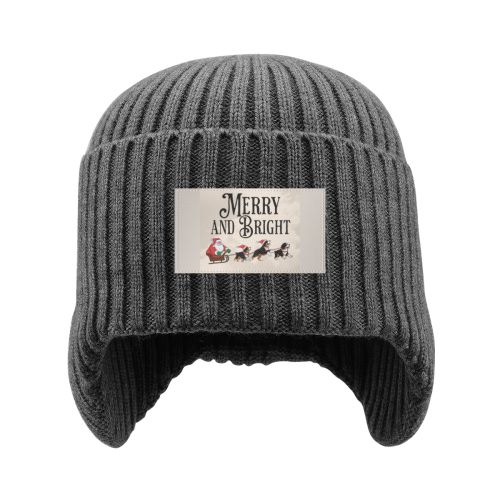 D´Bern Designe Knitted Ear Flap Hat  / in 4 colors