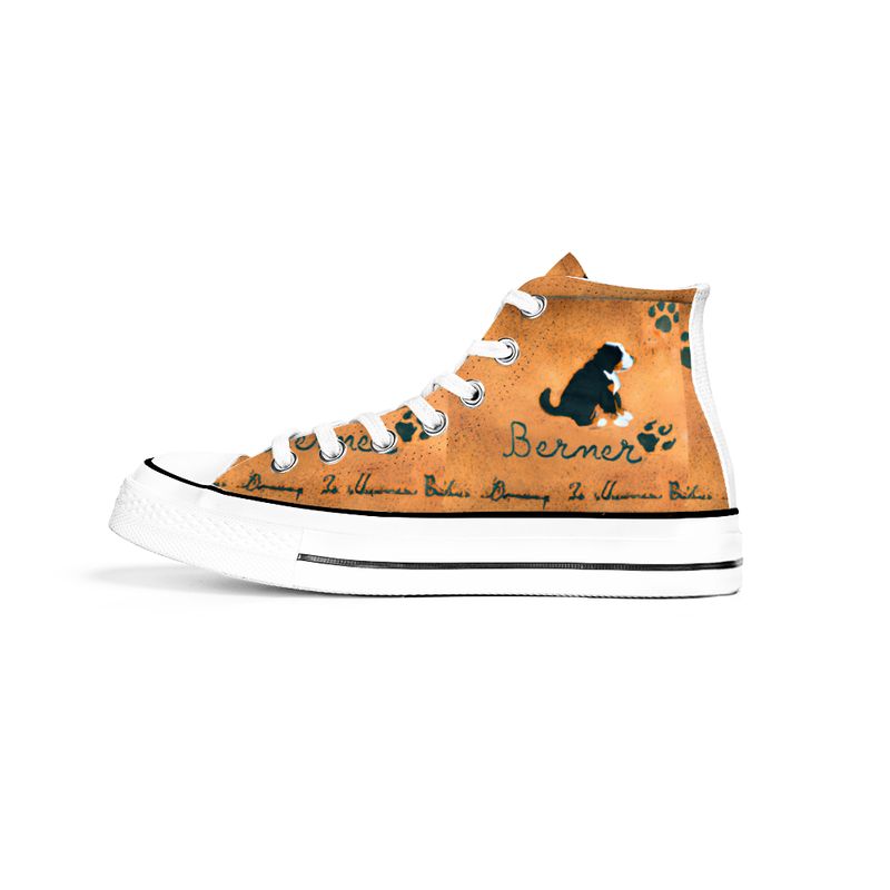 D`Bern Designe High top shoes Kids &amp; Adults Berner white